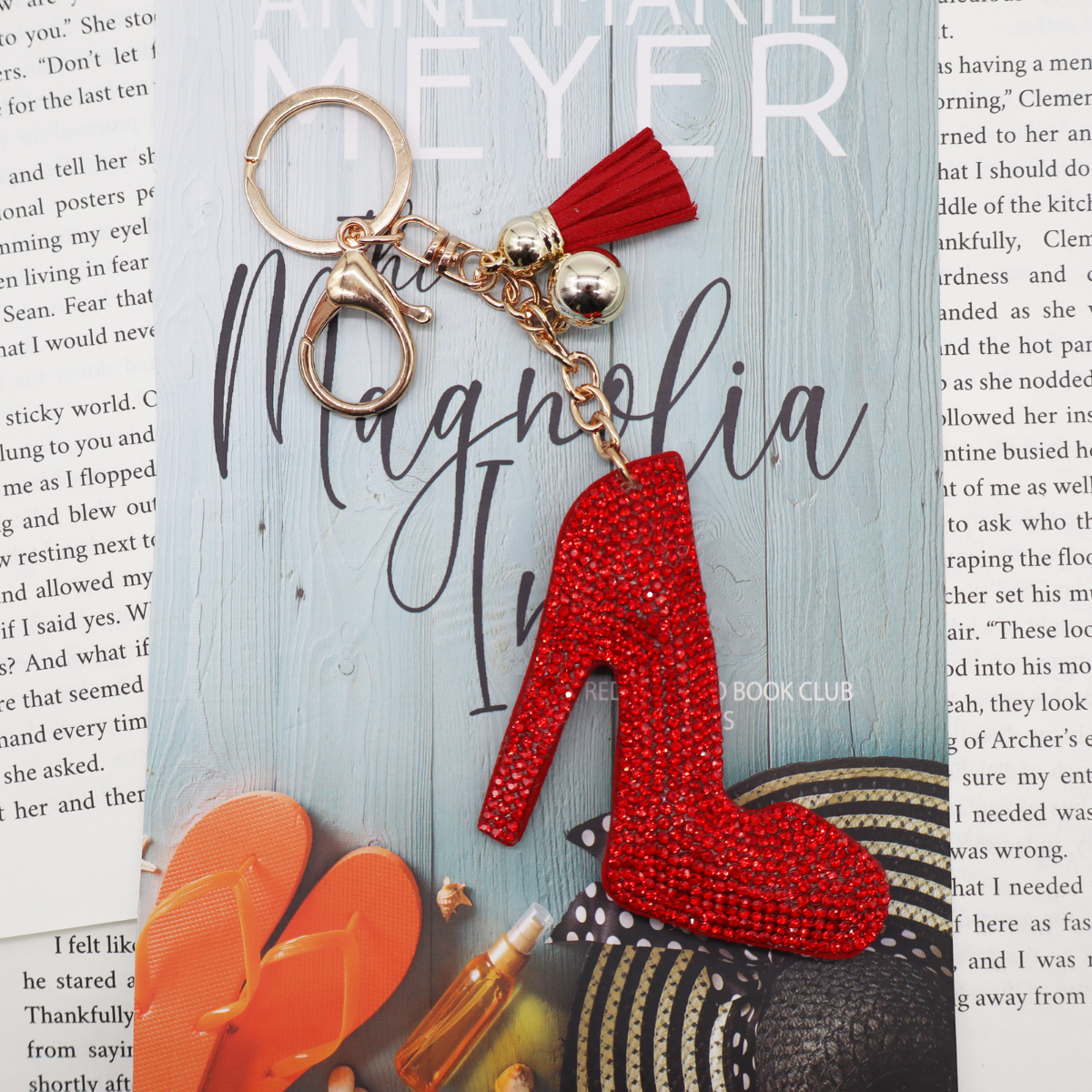Red Stiletto Keychain