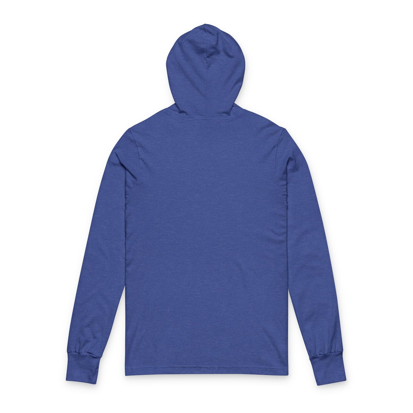 Hooded Long Sleeve Tee Back Heather True Royal