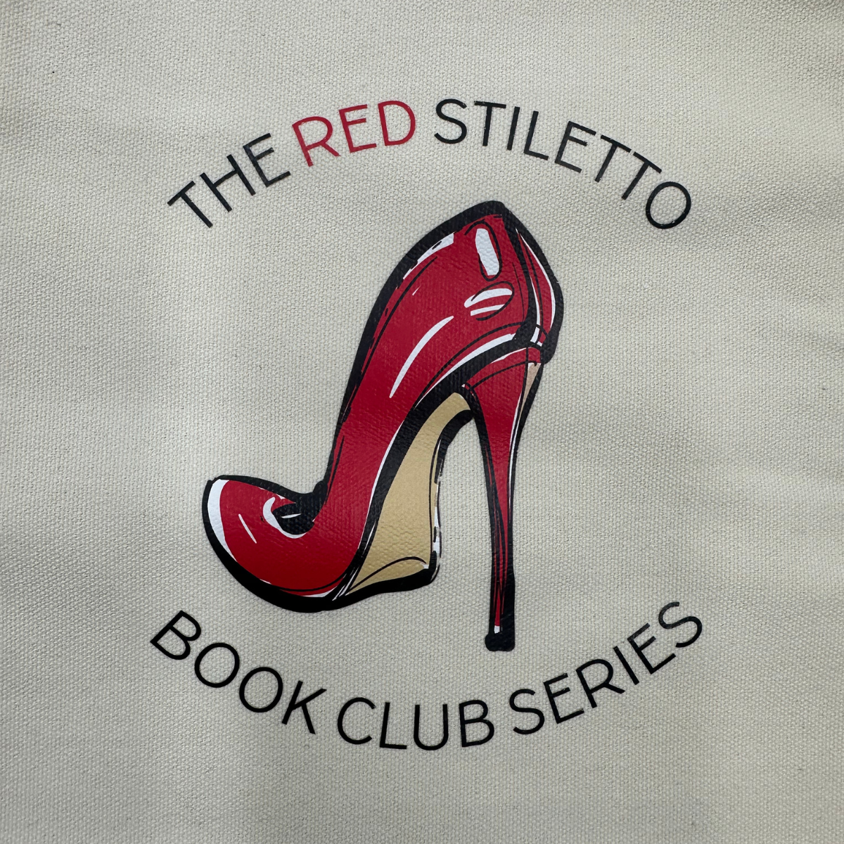 Red Stiletto Canvas Bag