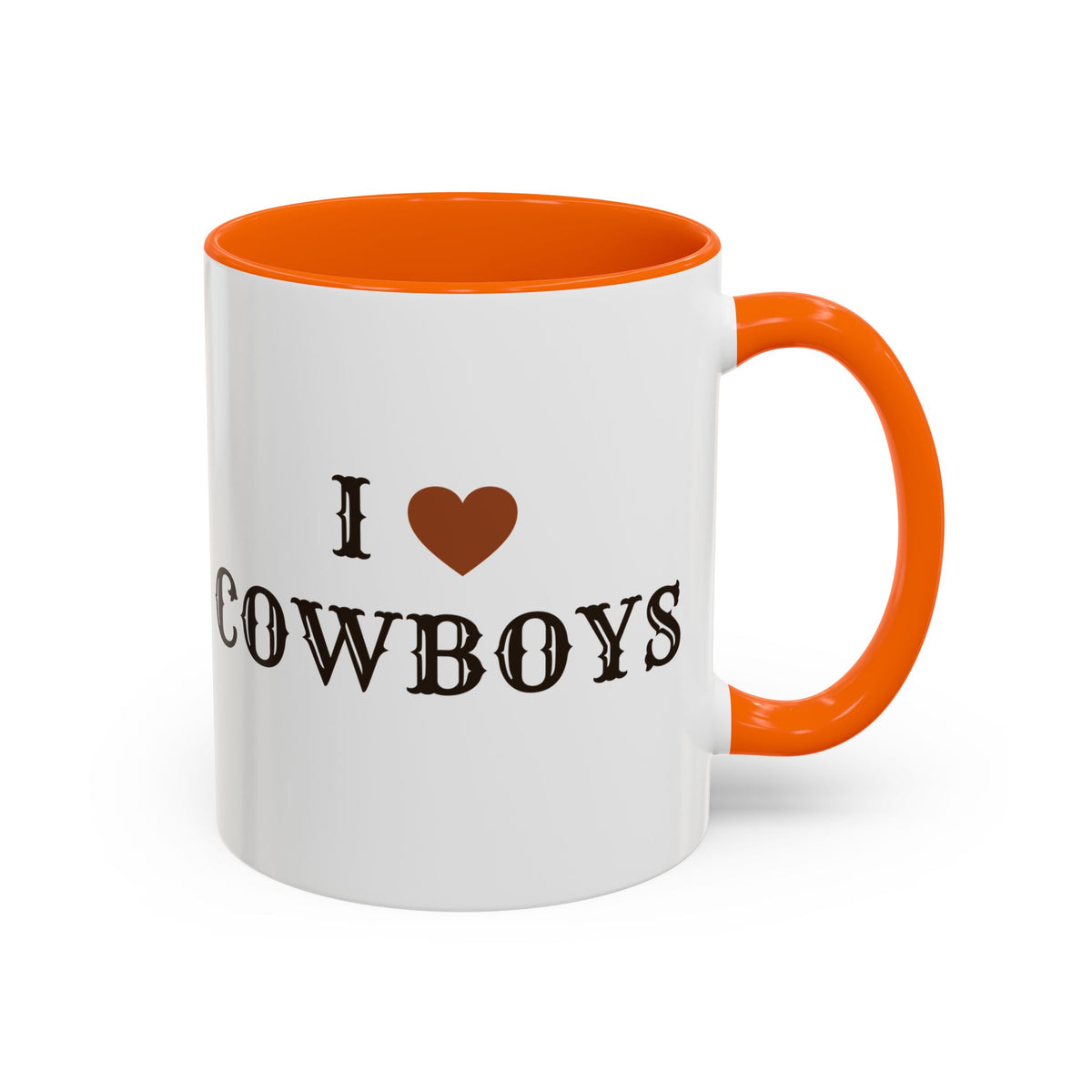 I ♥ Cowboys Accent Mug