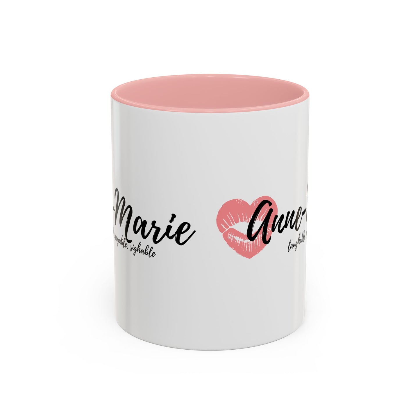 Anne-Marie 11 oz Coffee Cup end view