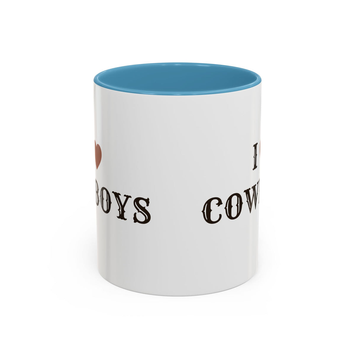 I ♥ Cowboys Accent Mug