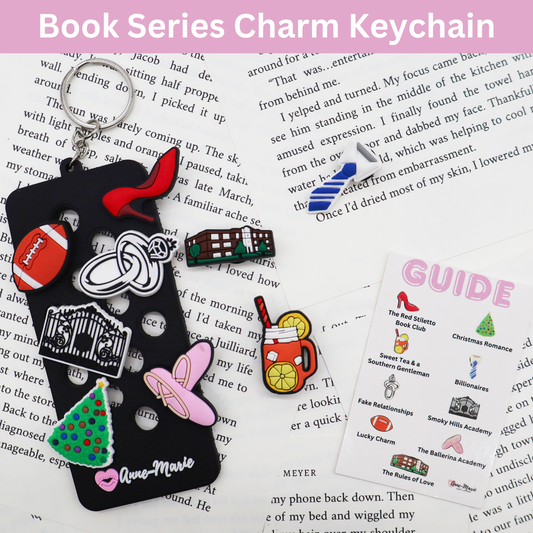 Book Series Charm Keychain