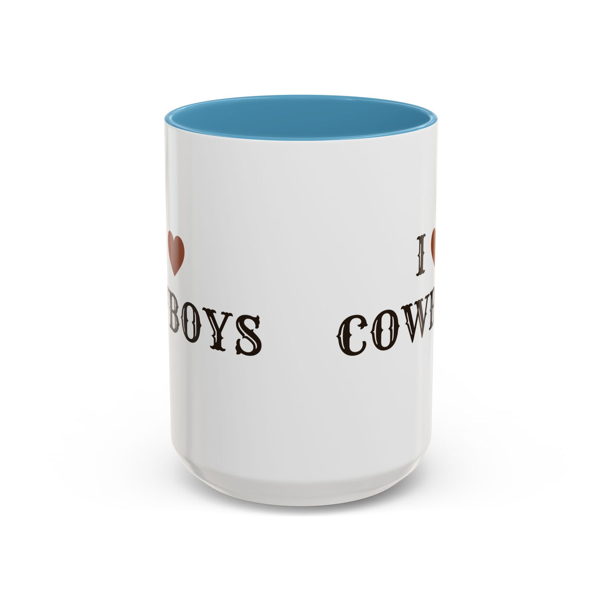 I ♥ Cowboys Accent Mug