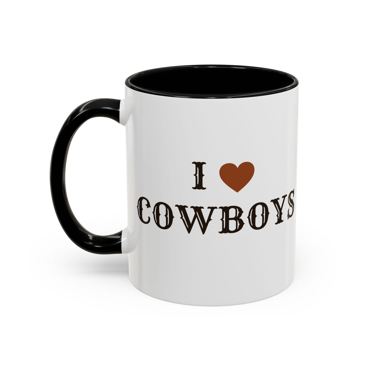 I ♥ Cowboys Accent Mug
