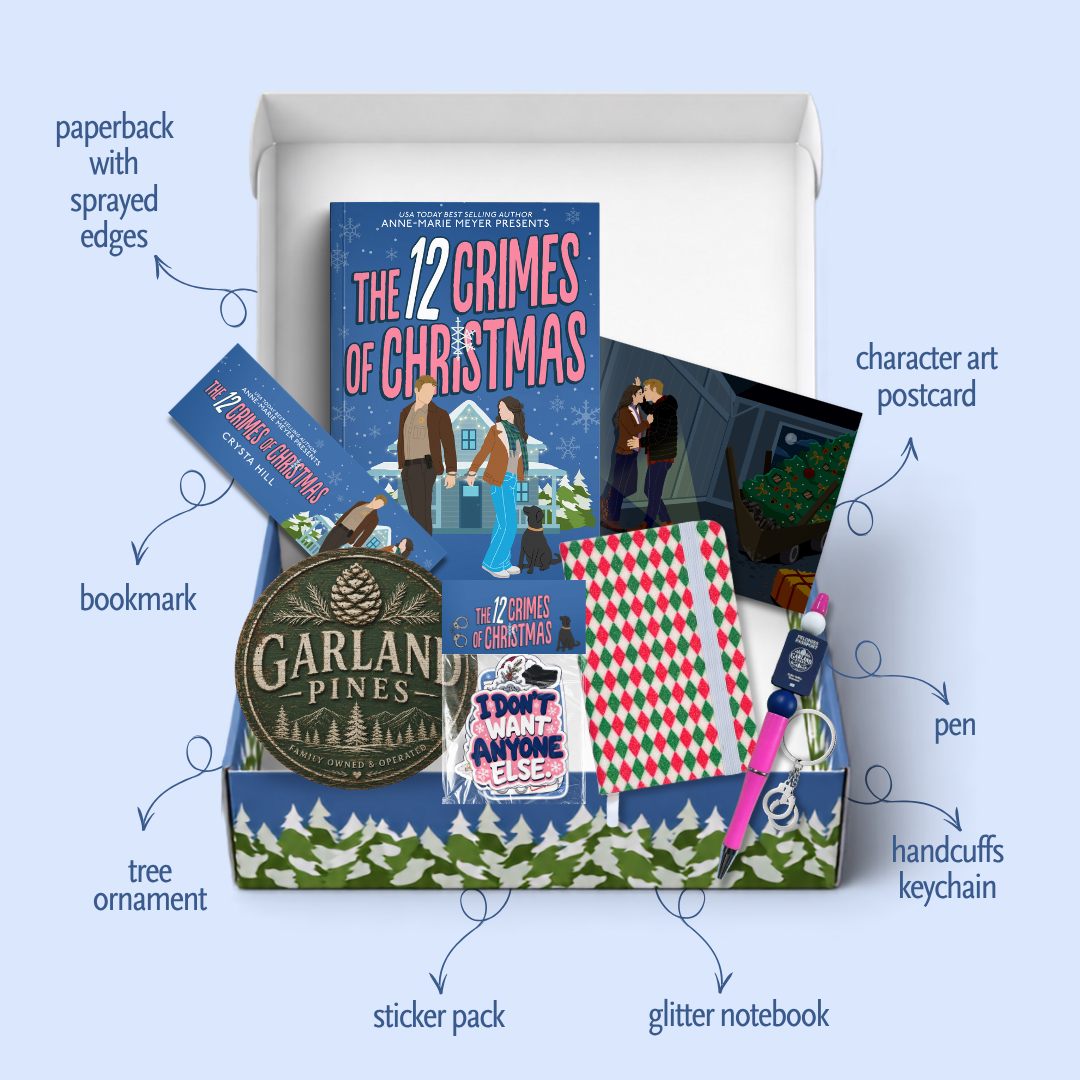 Cover Image: 12 Crimes Paperback Box by Crysta Hill