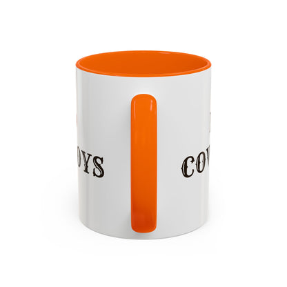 I ♥ Cowboys Accent Mug