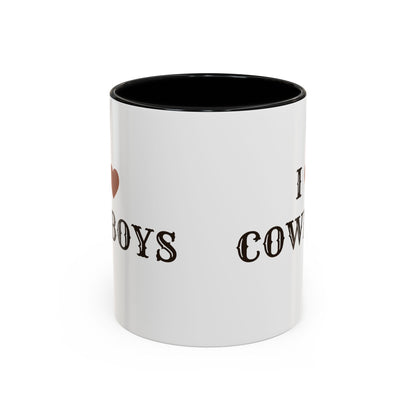 I ♥ Cowboys Accent Mug