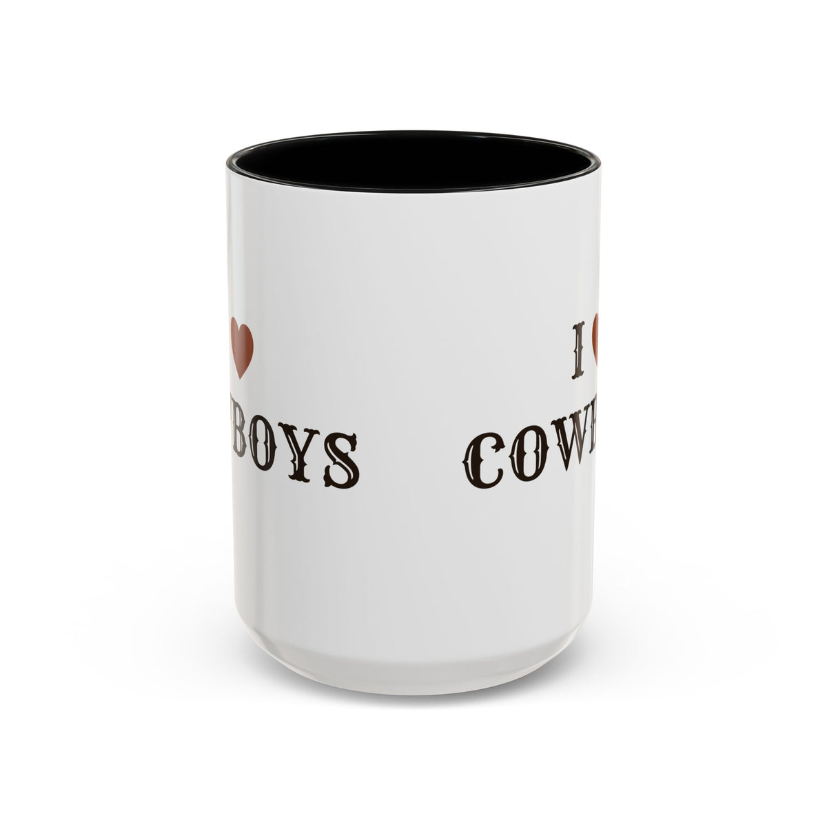 I ♥ Cowboys Accent Mug