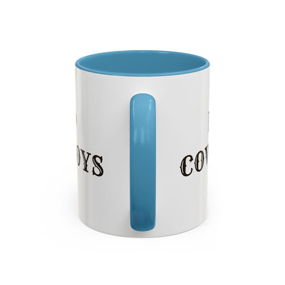 I ♥ Cowboys Accent Mug