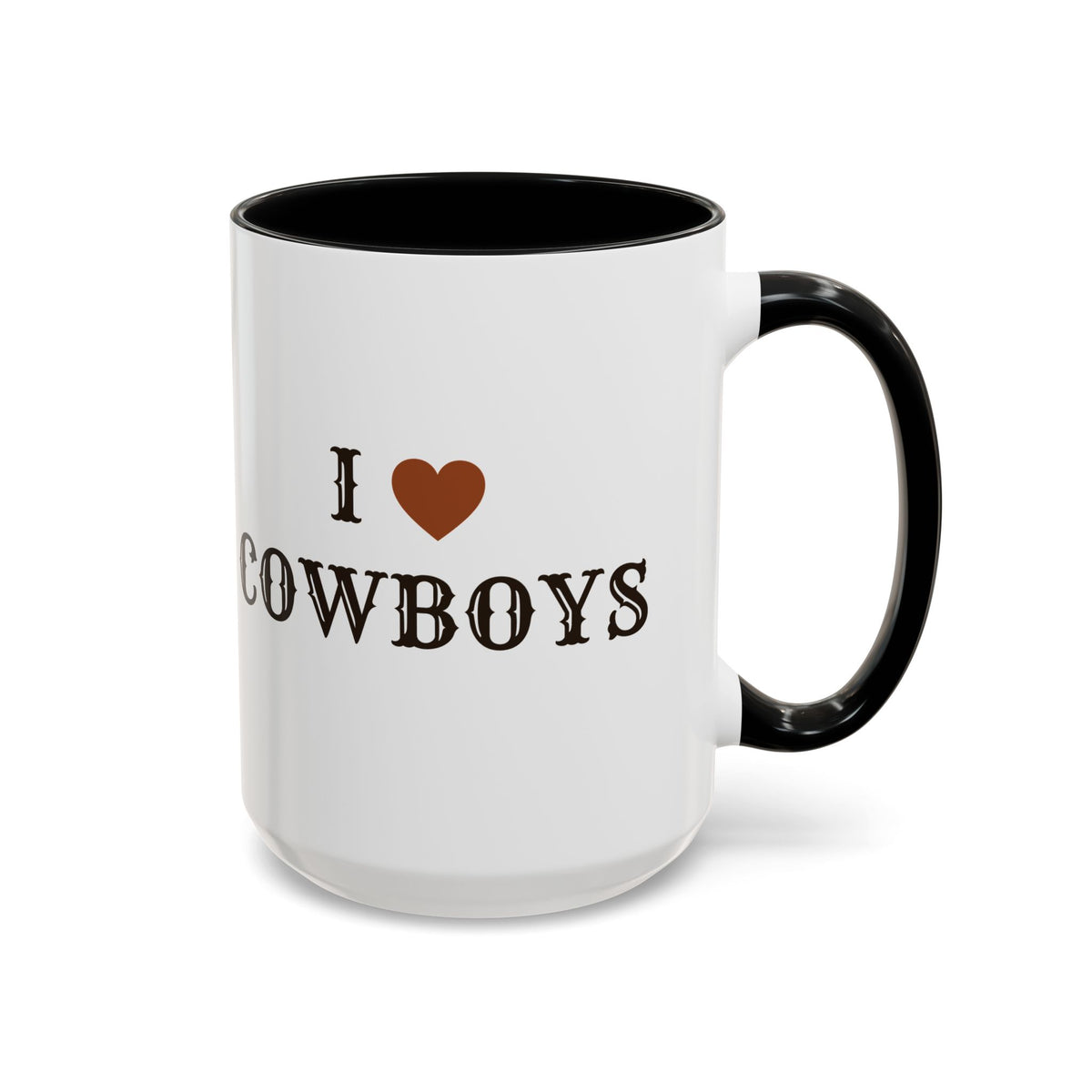 I ♥ Cowboys Accent Mug
