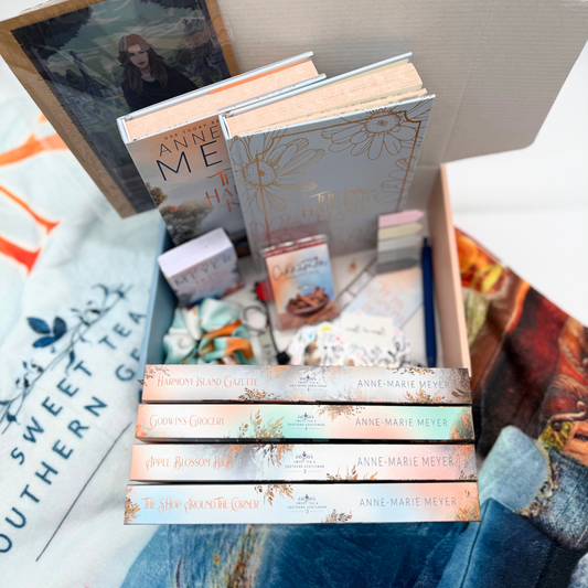 The Inn on Harmony Island Special Edition Box + 4 Hardcovers + Blanket