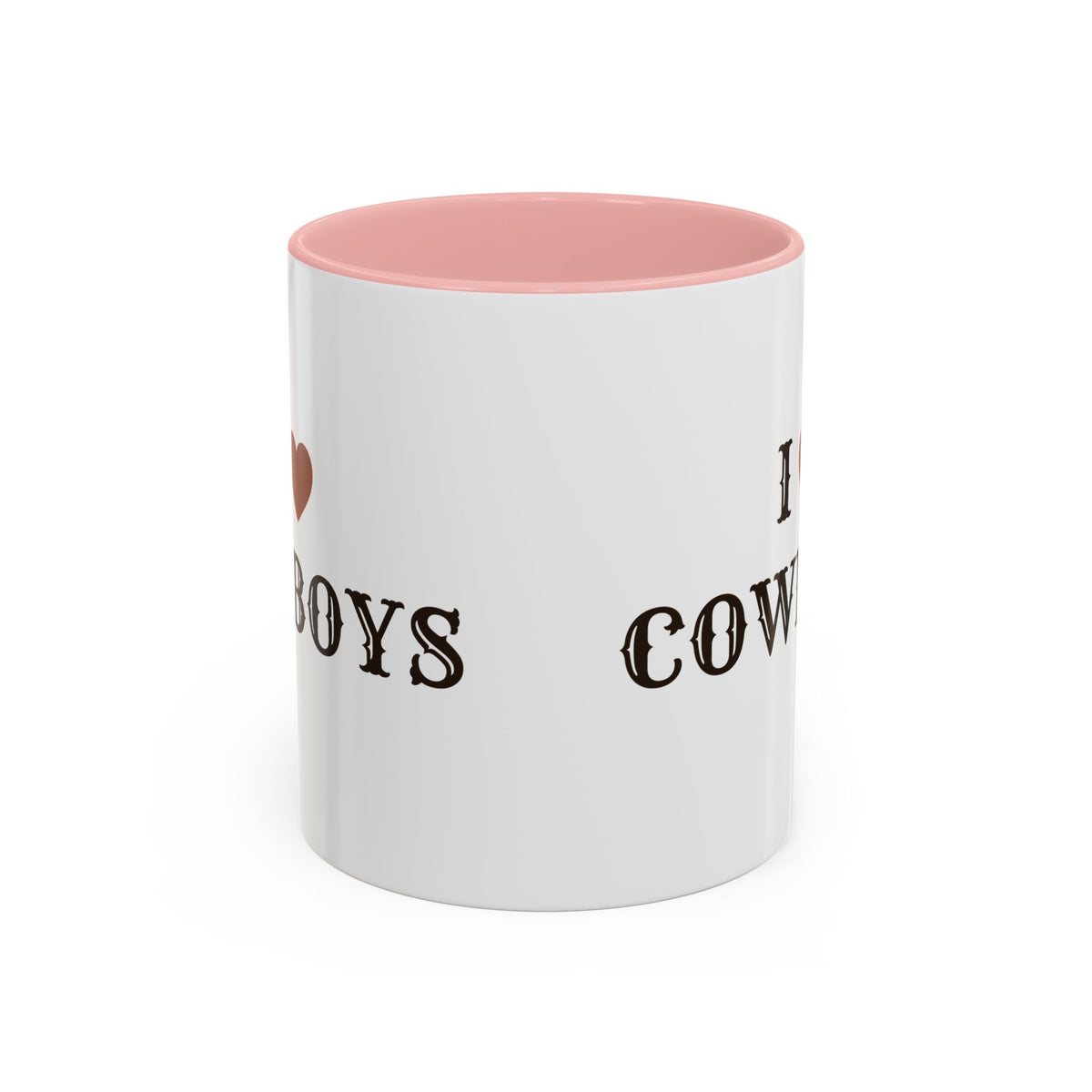 I ♥ Cowboys Accent Mug