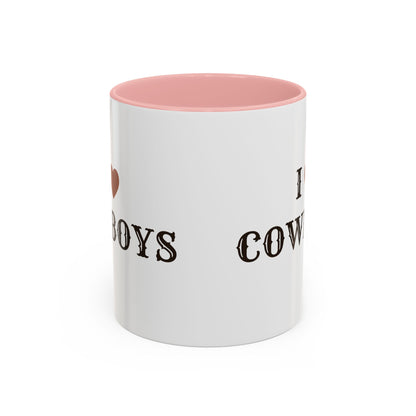I ♥ Cowboys Accent Mug