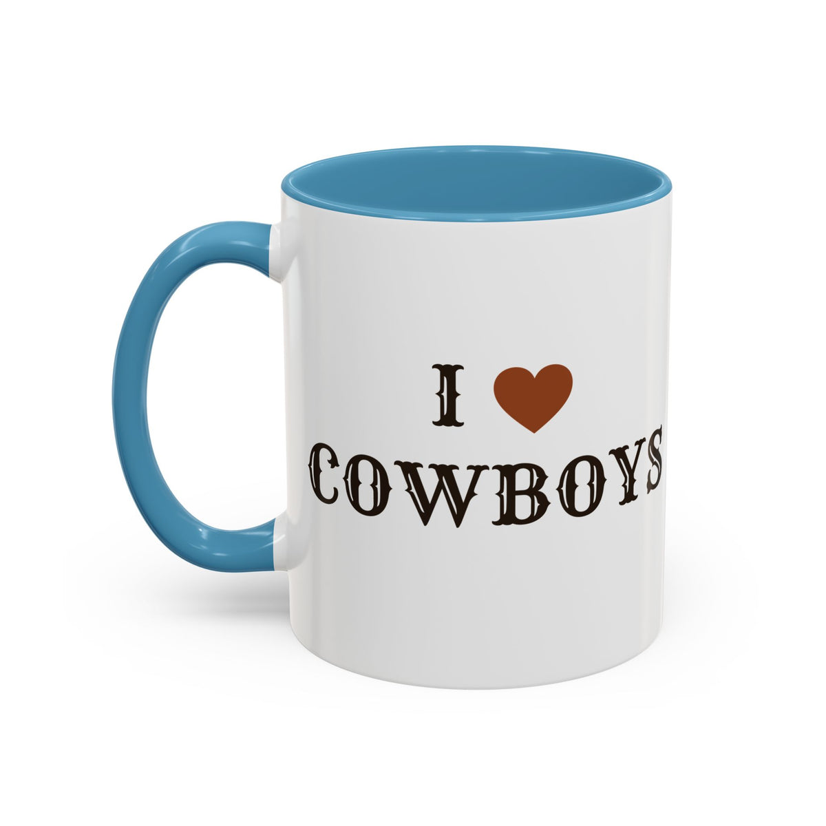I ♥ Cowboys Accent Mug