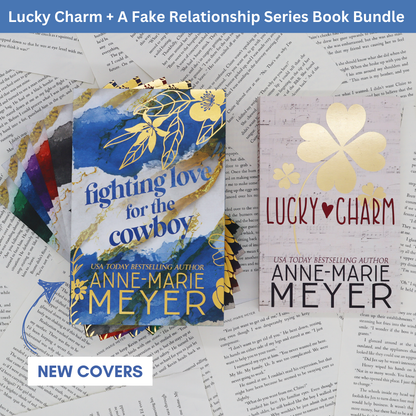 Lucky Charm Paperback + A Fake Relationship Series Book Bundle Elevated Paperbacks