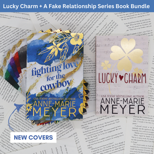 Lucky Charm Paperback + A Fake Relationship Series Book Bundle Elevated Paperbacks