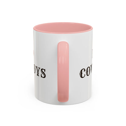I ♥ Cowboys Accent Mug