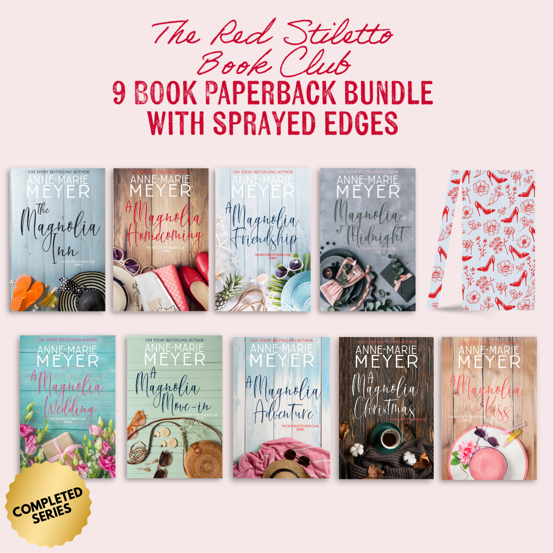 Cover image:'The Red Stiletto nine book series by Anne Marie Meyer.