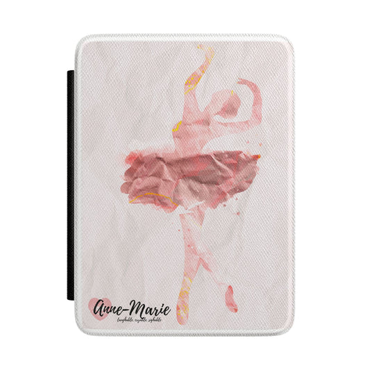 Kindle Case — Red Watercolor Ballerina Kindle Cover