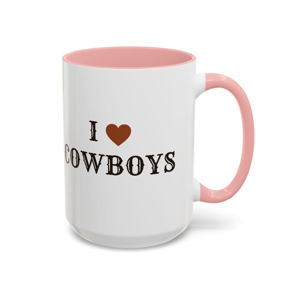 I ♥ Cowboys Accent Mug
