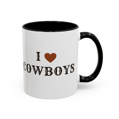 I ♥ Cowboys Accent Mug