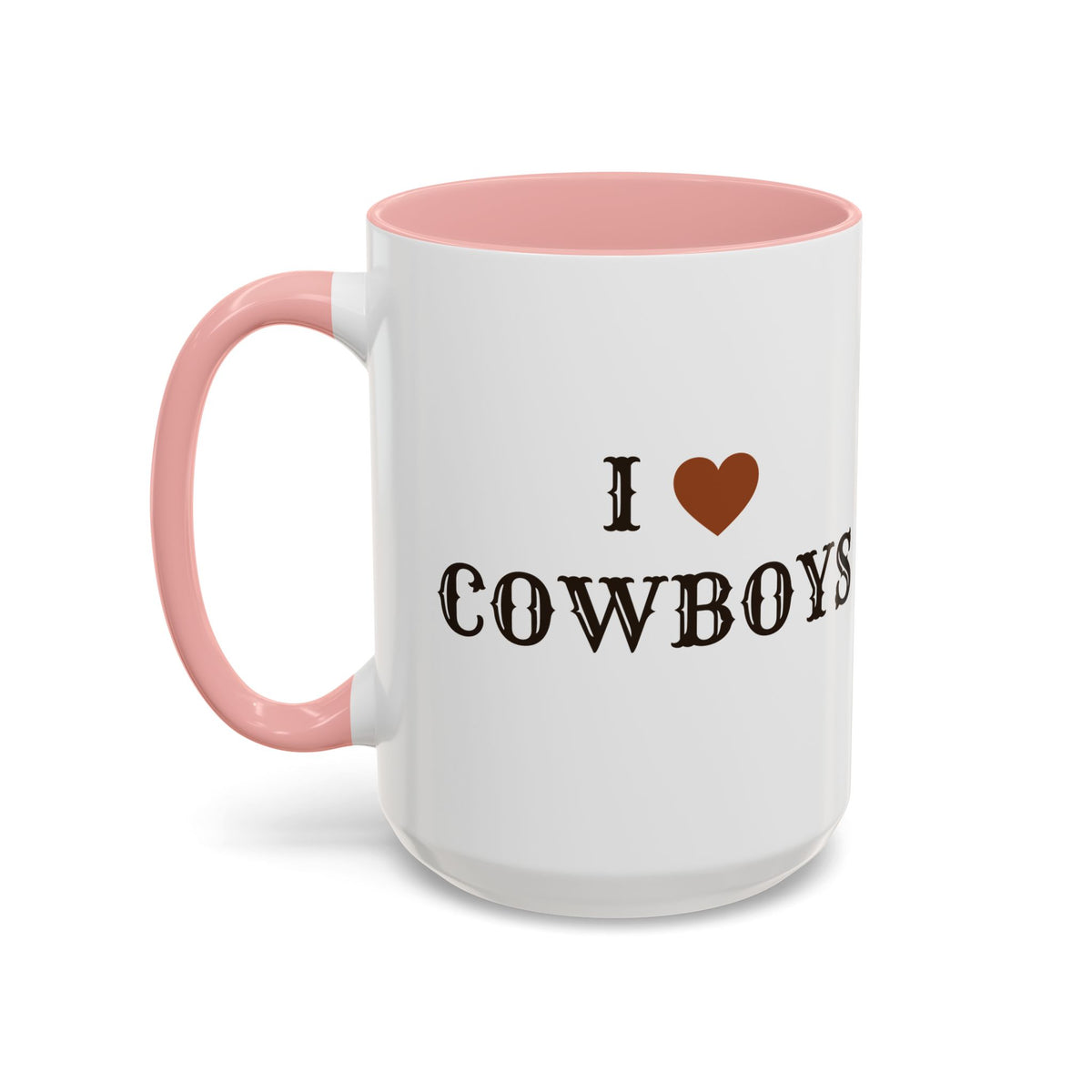 I ♥ Cowboys Accent Mug