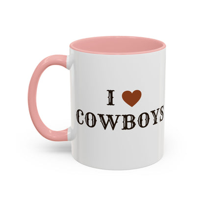 I ♥ Cowboys Accent Mug