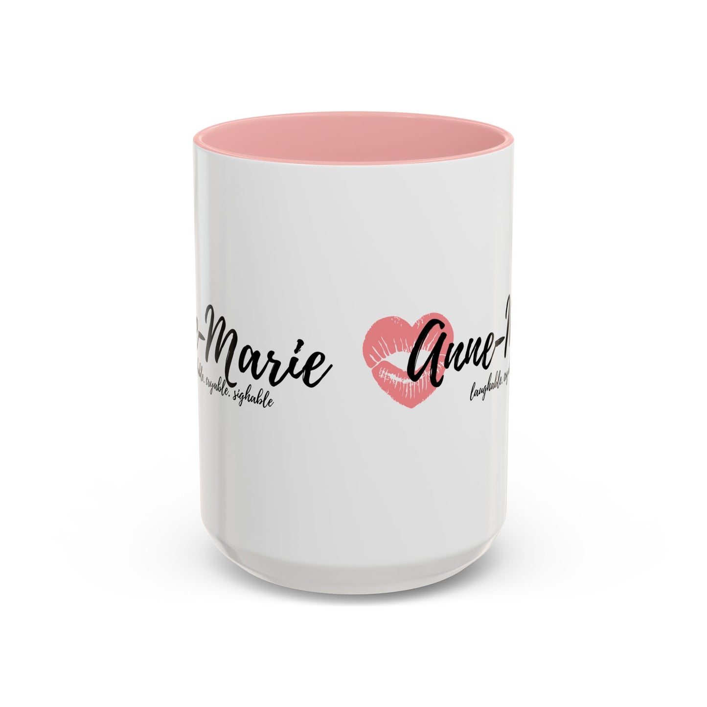 Anne-Marie 15 oz Coffee Cup end view