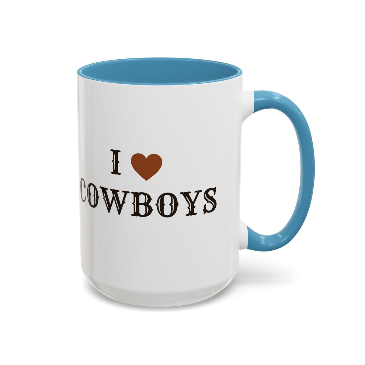 I ♥ Cowboys Accent Mug