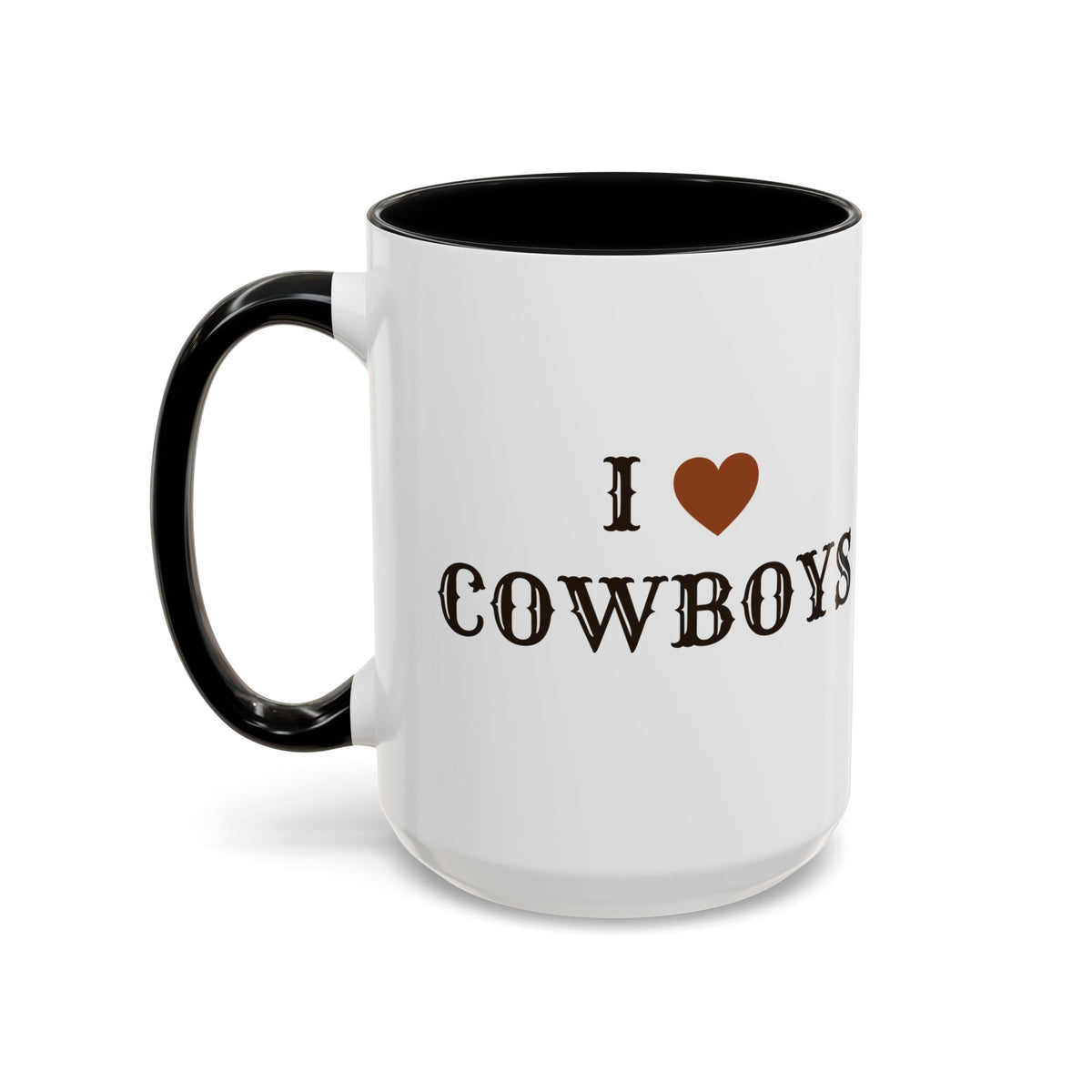 I ♥ Cowboys Accent Mug