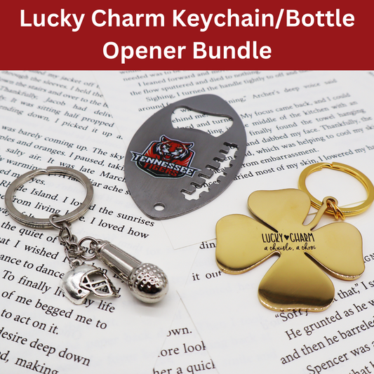 Lucky Charm Keychain/Bottle Opener Bundle