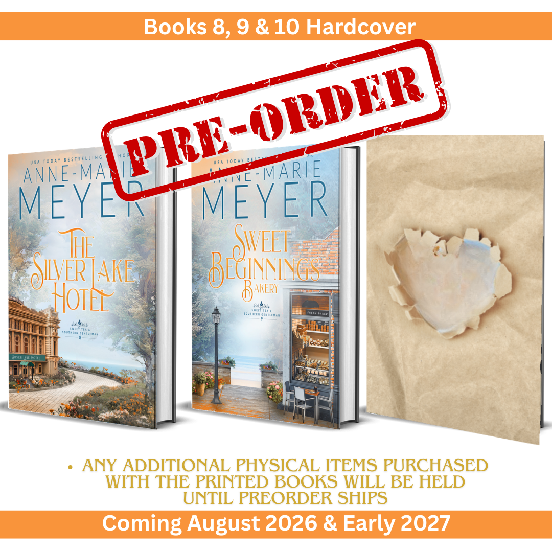 Pre order Books eight nine and ten of the Sweet Tea Series by Anne-Marie Meyer.