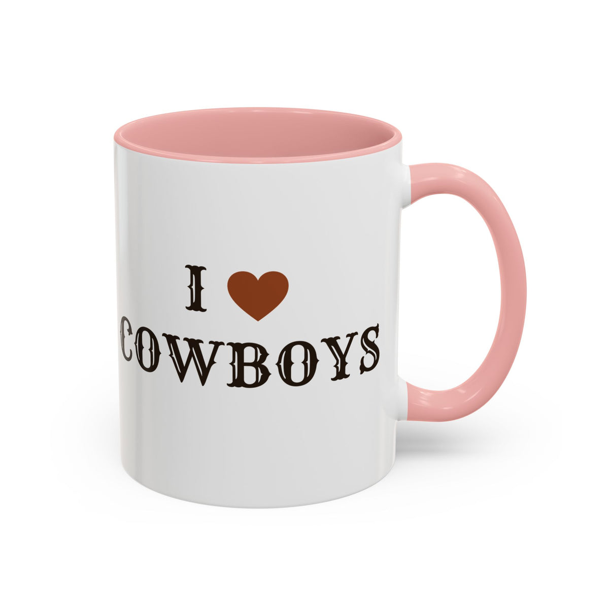 I ♥ Cowboys Accent Mug