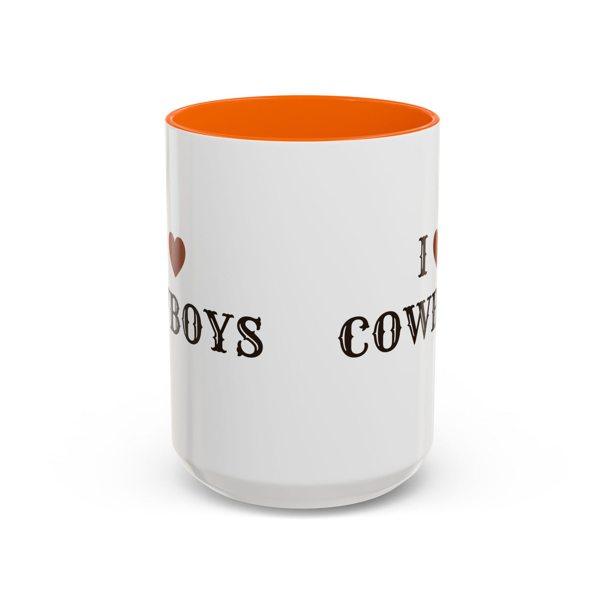 I ♥ Cowboys Accent Mug