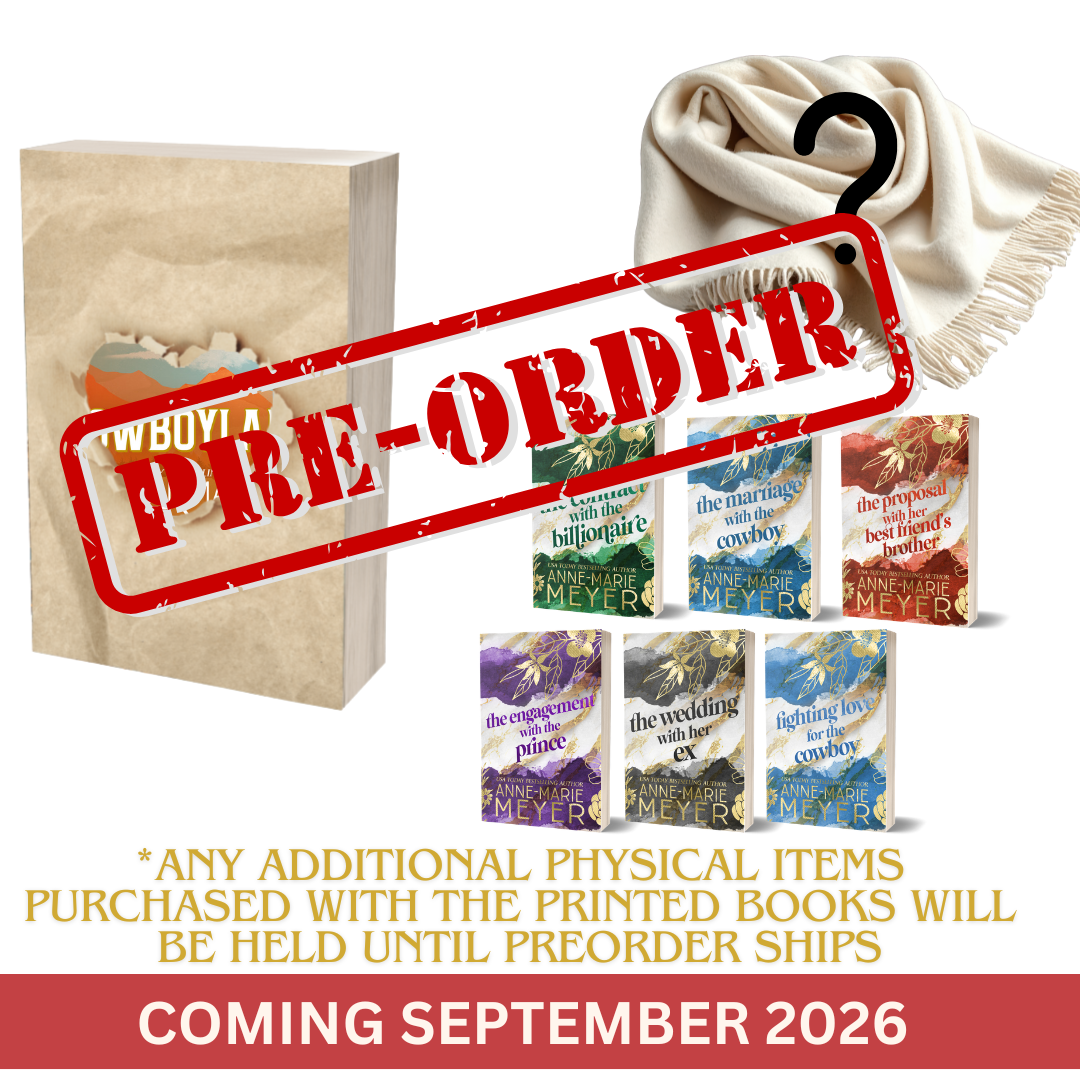 Preorder Cowboyland Special Edition Box plus Fake relationship series plus blanket by Anne-Marie Meyer