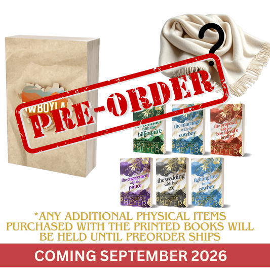 Preorder Cowboyland Special Edition Box plus Fake relationship series plus blanket by Anne-Marie Meyer