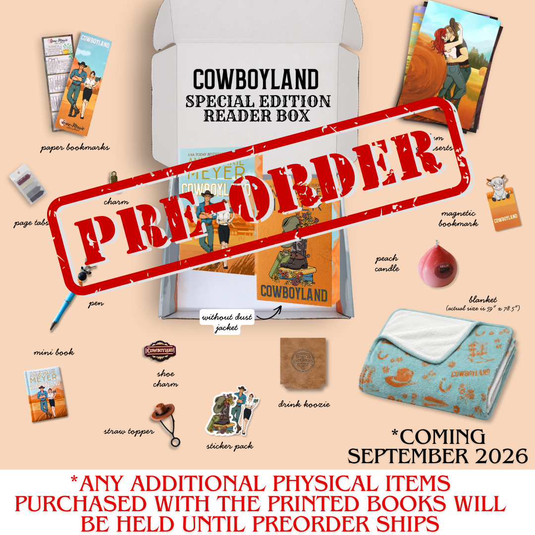 Cover Image: Cowboyland Special edition plus blanket by Anne-Marie Meyer Preorder 