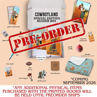Cover Image: Cowboyland Special edition plus blanket by Anne-Marie Meyer Preorder 