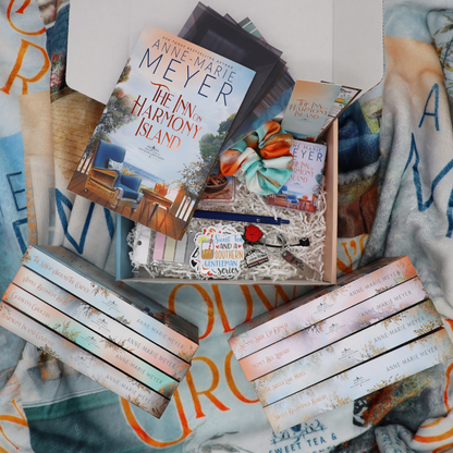 Image: Sweet Tea and a Southern Gentleman Deluxe Read Box with blanket and Books 2-9 in hardcover by Anne-Marie Meyer