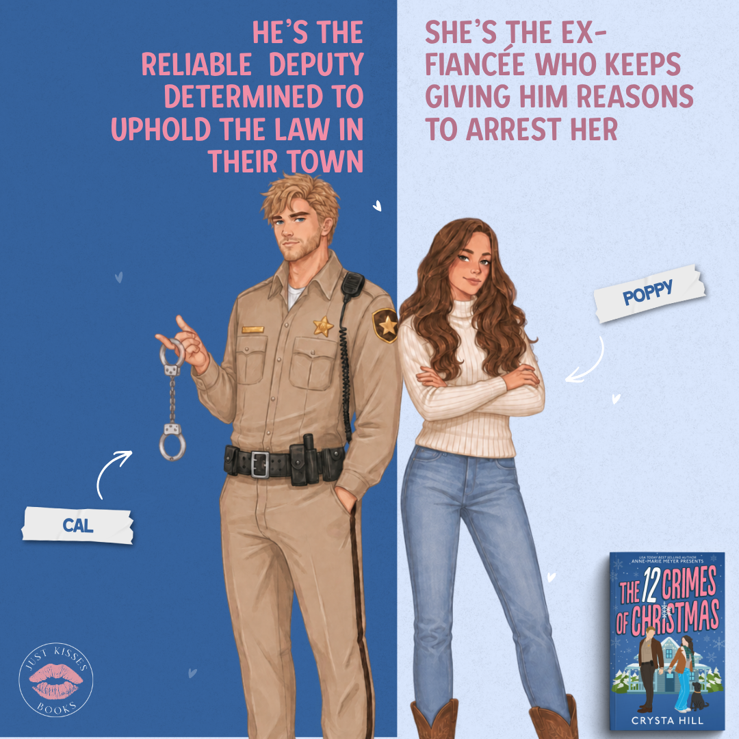 Character Images: Cal and Poppy from 12 Crimes of Christmas by Crysta Hill