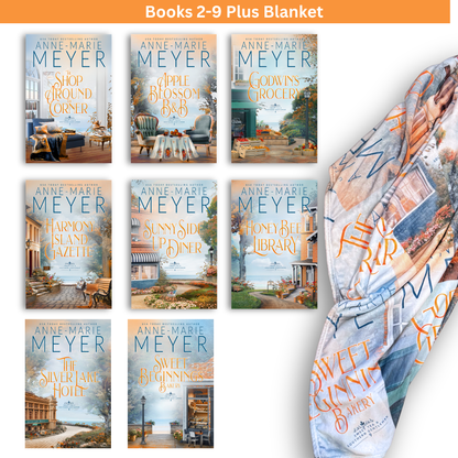 The Sweet Tea and a Southern Gentleman Books 2-9 Hardcover + Blanket