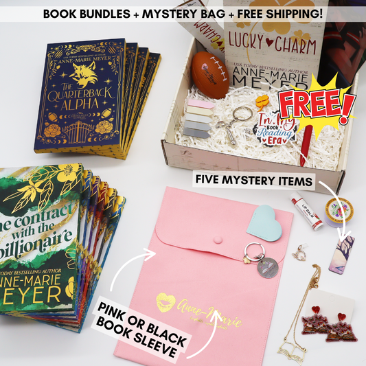 Lucky Charm Special Edition Box + A Fake Relationship Paperback Bundle + The Smoky Hills Academy Paperback Bundle