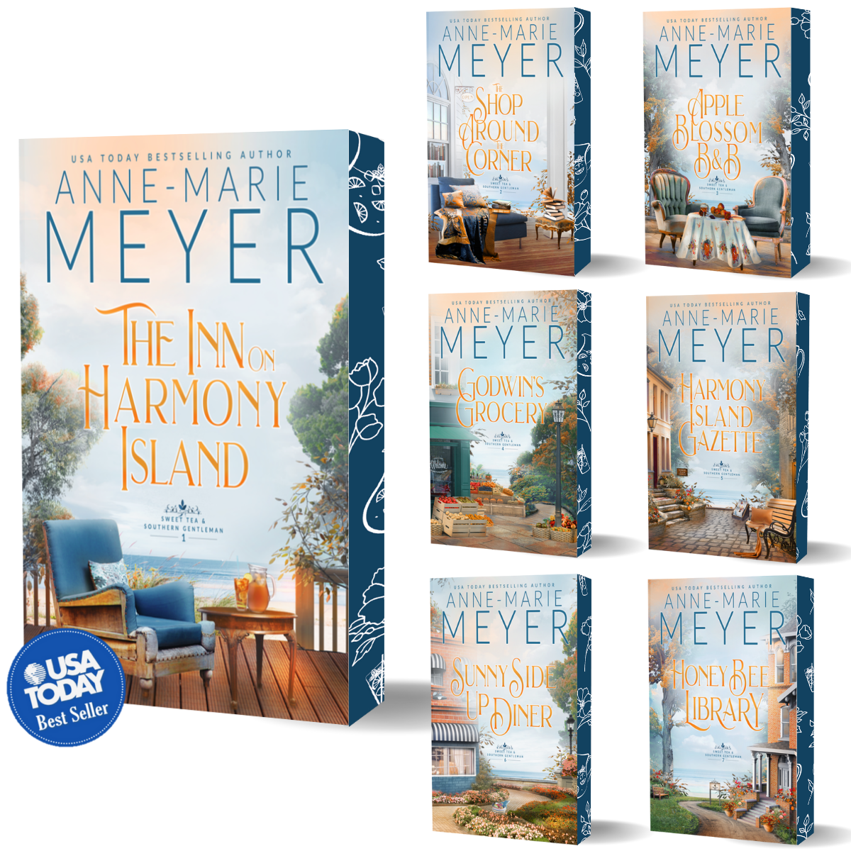 Sweet Tea and a Southern Gentleman 7 Book Paperback Bundle